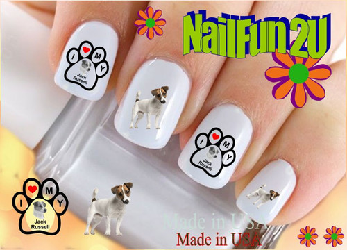 Nail art 137a dog breed - nail,