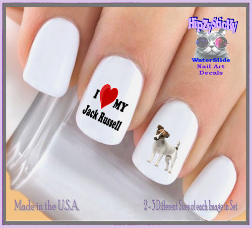 Nail art 137b dog - nail,